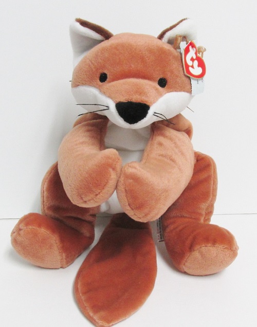 Foxy, Light Brown Fox<br>Ty - Pillow Pal<br> (Click Picture-FULL DETAILS)<BR>